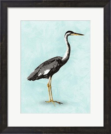 Framed Seashore Bird I Print