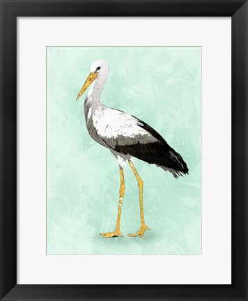 Framed Seashore Bird II Print