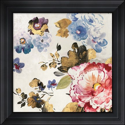 Framed French Flower II Print