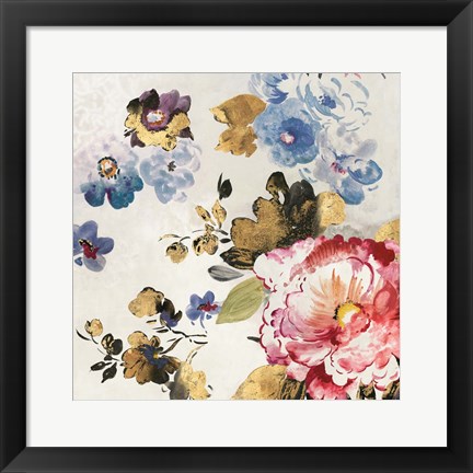 Framed French Flower II Print