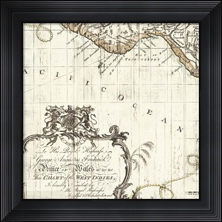 Framed Old World I Print