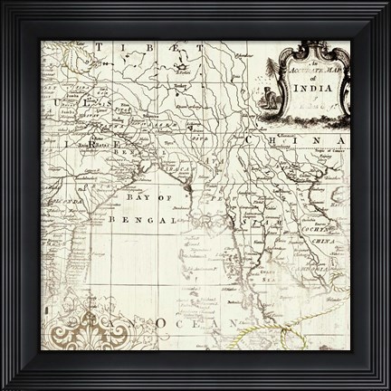 Framed Old World II Print