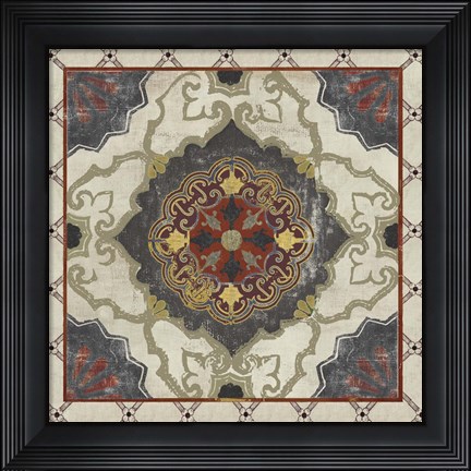 Framed Mosaic I Print