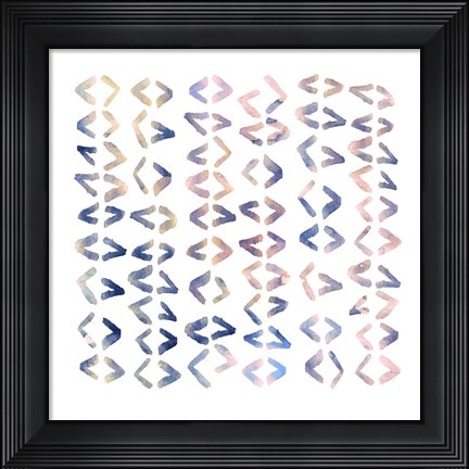 Framed Chevron Crazy Print