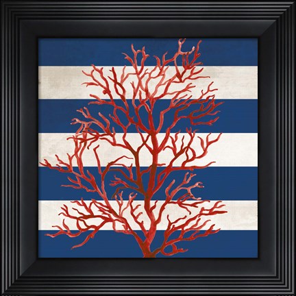 Framed Red Coral II Print