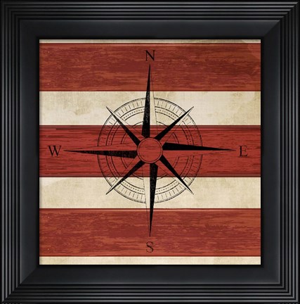 Framed Compass Print