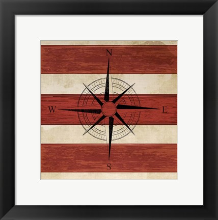 Framed Compass Print