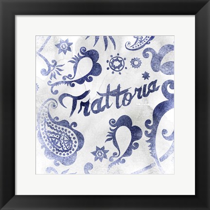 Framed Trattoria Print