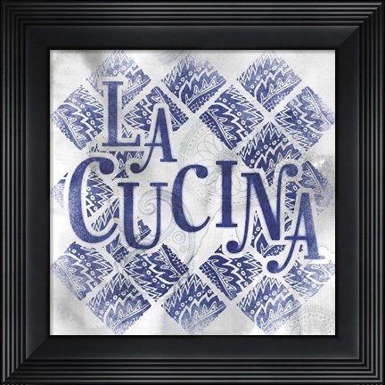 Framed La Cucina Print