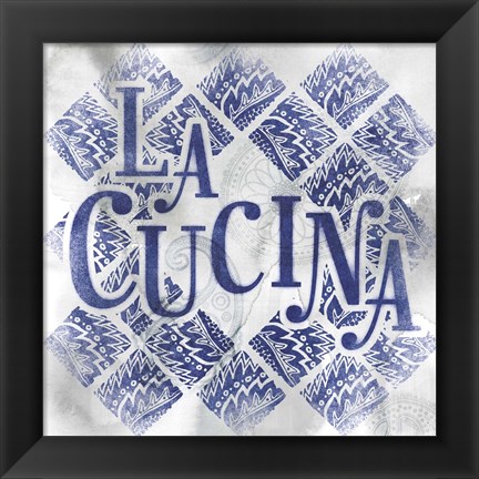 Framed La Cucina Print