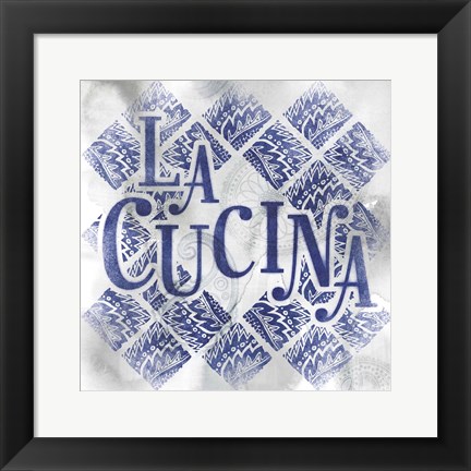 Framed La Cucina Print