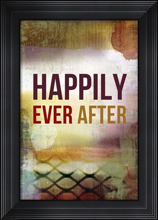 Framed Happily Ever After Print