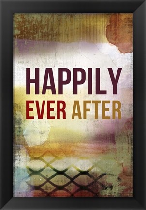 Framed Happily Ever After Print