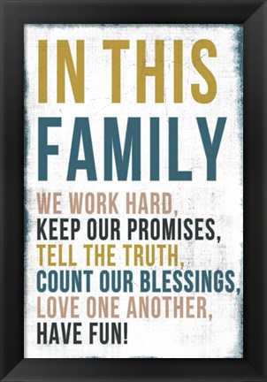 Framed In this Family Print