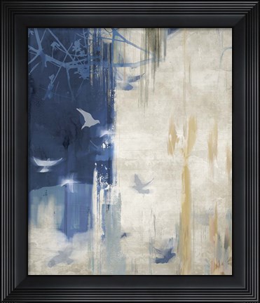 Framed Unquiet Stone I Print