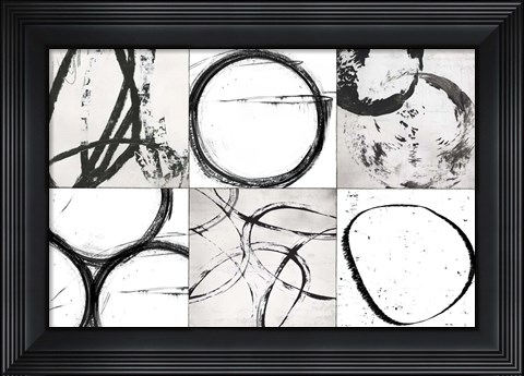 Framed Basic Grey Print
