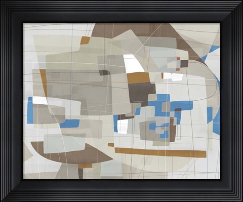 Framed Somatic Beat I Print