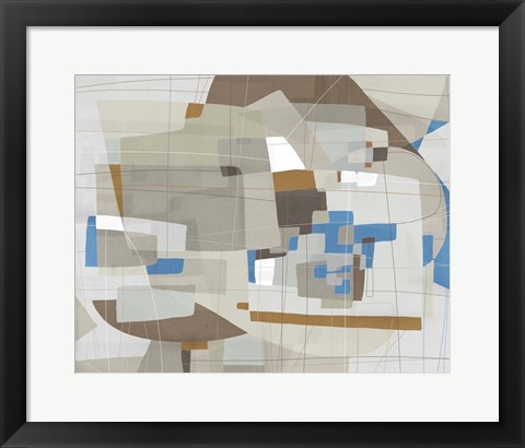 Framed Somatic Beat I Print