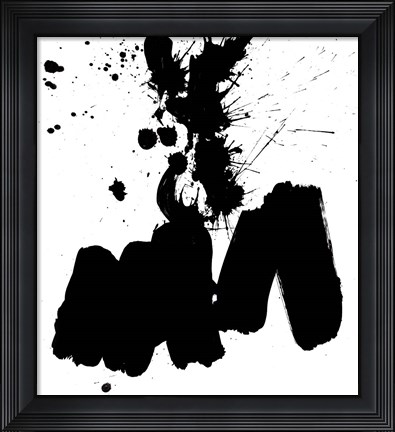 Framed Ink Blot II Print