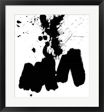 Framed Ink Blot II Print