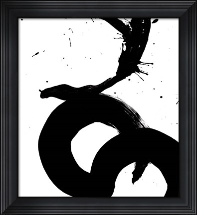 Framed Ink Blot V Print