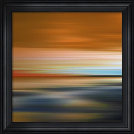 Framed Blurred Landscape I Print