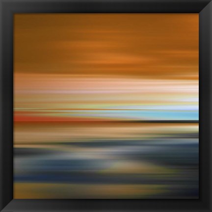 Framed Blurred Landscape I Print