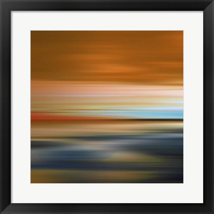 Framed Blurred Landscape I Print