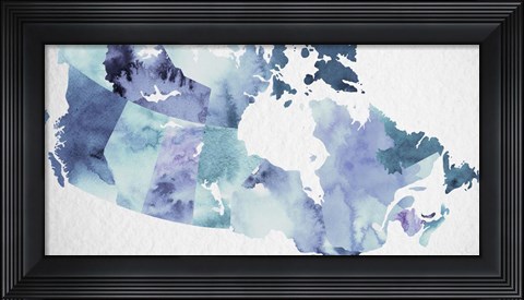 Framed Ikat Print