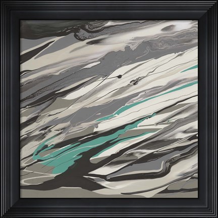 Framed Marble Dust I Print