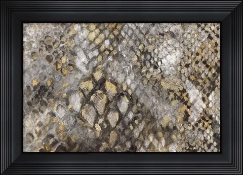 Framed Snake Skin Print