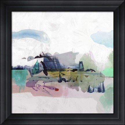 Framed Palette Landscape I Print