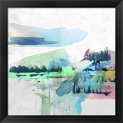 Framed Palette Landcape II Print
