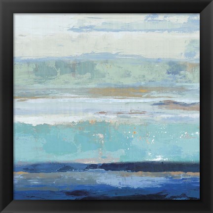 Framed Sea Shore II Print