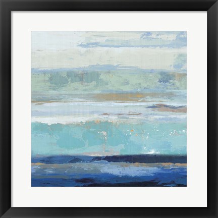 Framed Sea Shore II Print