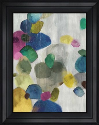 Framed Shadow Pebbles I Print