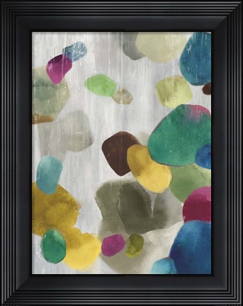 Framed Shadow Pebbles II Print
