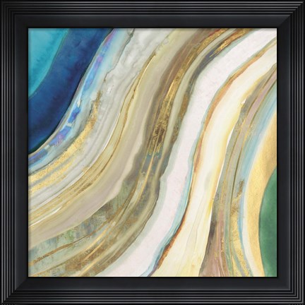Framed Agate I Print