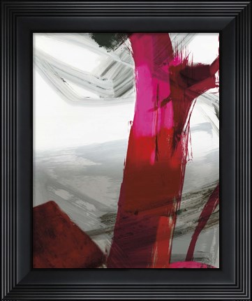Framed Fuschia I Print