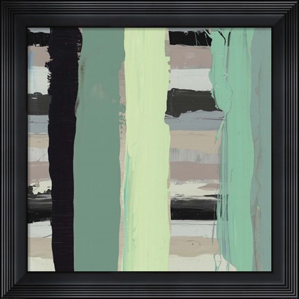 Framed Alt Stripes III Print