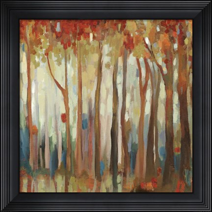 Framed Marble Forest II Print