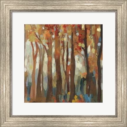 Framed Marble Forest III Print