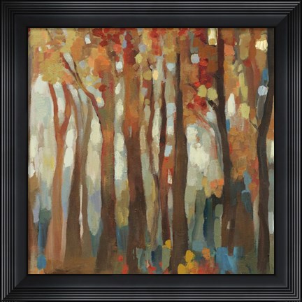 Framed Marble Forest III Print
