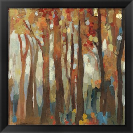 Framed Marble Forest III Print