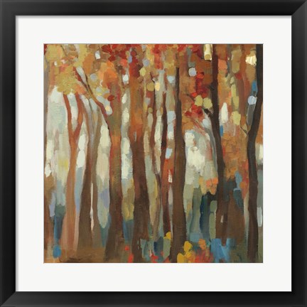 Framed Marble Forest III Print