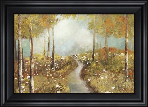 Framed Dandelion Path Print