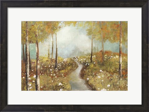 Framed Dandelion Path Print