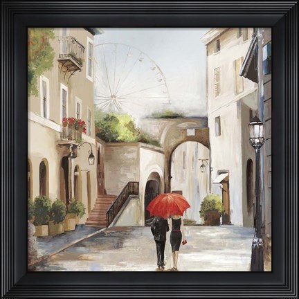 Framed Old Town Print