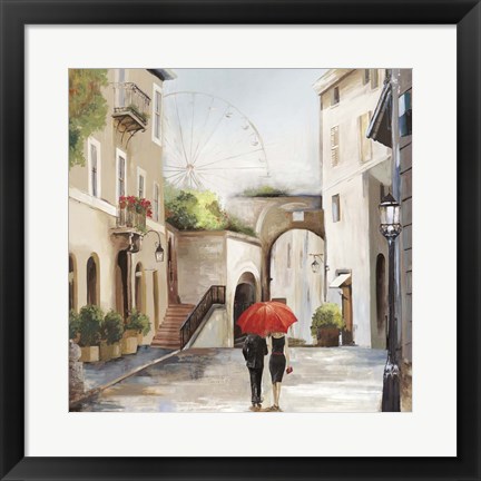 Framed Old Town Print