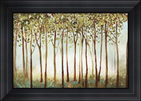 Framed Riverside Forest Print